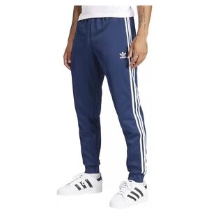 Adidas Men's Blue Track Pants